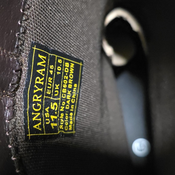 Men's steel toed workboots Two-Tone Leather Western NWT 11.5 - Picture 12 of 13